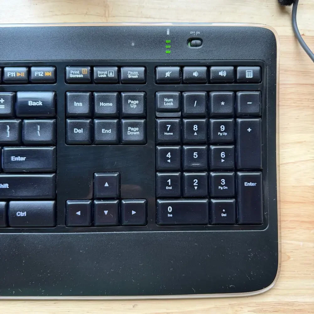 Logitech K800 Wireless Bluetooth Rechargable Keyboard w/ Unifying Receiver Black